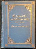 Buch "Erlebnisse und Eindrücke 1870-1890" von 1913 Duisburg - Duisburg-Mitte Vorschau