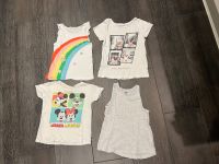 4 x T-Shirt Set H&M Zara Mickey Mops Katze Regenbogen Gr. 110 Niedersachsen - Jesteburg Vorschau