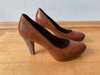 Marc O’ Polo High Heels Stöckelschuh Leder Braun Größe 4 Bayern - Augsburg Vorschau