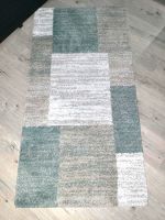 cm Teppich türkis weiß Hochflor  150 x80 cm sehr guter Zustand Thüringen - Erfurt Vorschau