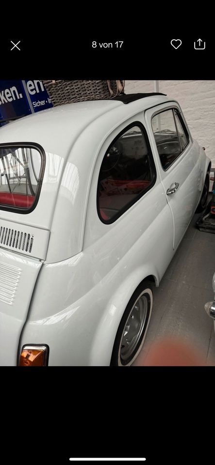 Fiat 500 R Oldtimer mit H Kennzeichen in Köln