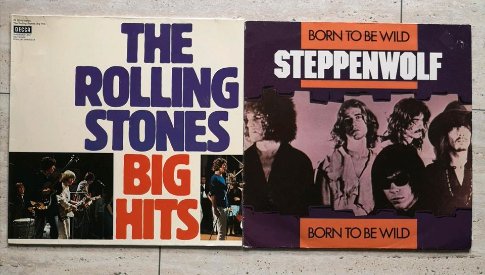 LP Schallplatten, The Rolling Stones, Steppenwolf in Wesendorf