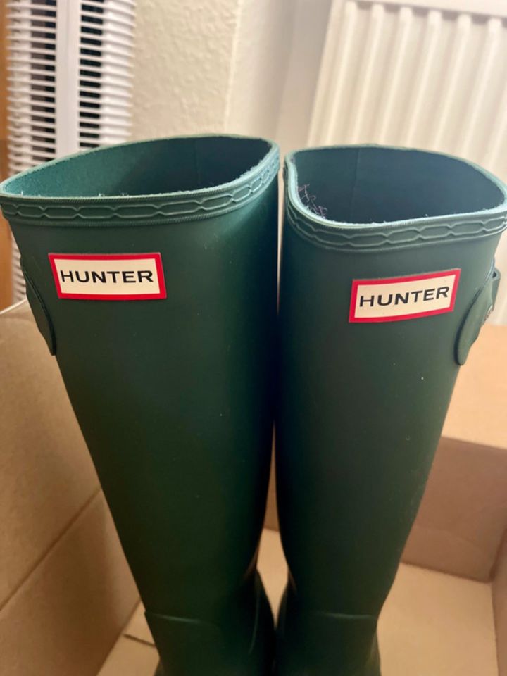 Hunter Rain Boots Gr. 42 grün original Gummistiefel Damen in Karlsruhe