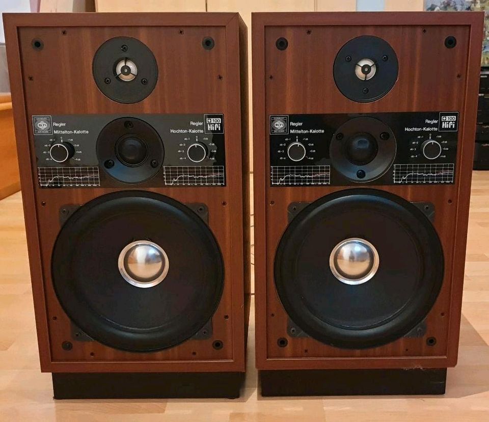 2 hochwertige HiFi Lautsprecherboxen nach DIN 45500 in Edesheim (Pfalz)