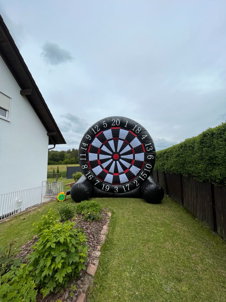 XXL Fußballdart Fussballdart mieten Hüpfburg in Mosbach