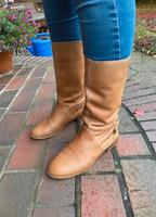 Zara Lederstiefel beige Schleswig-Holstein - Bad Segeberg Vorschau