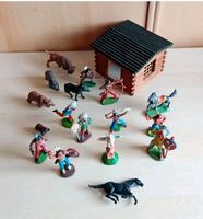 DDR Konvulut Indianer Tiere Gummi Holz Hütte Vintage Vintage Sachsen - Lengenfeld Vogtland Vorschau