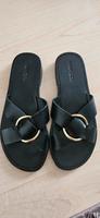 Mango Pantoletten Sandalen schwarz Echtleder Gr. 39 Hessen - Herborn Vorschau