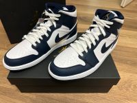 Air Jordan 1 mid - weiß metallic Gold obsidian - Neu!! 44,5 Nordrhein-Westfalen - Witten Vorschau