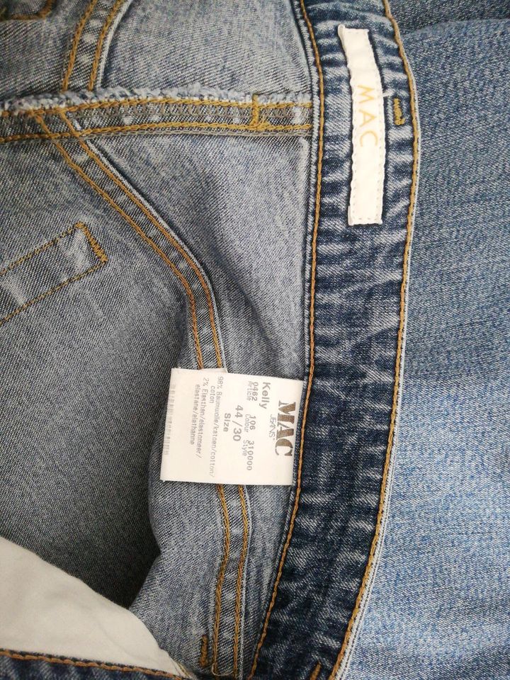 Jeans 44 kurz MAC blau in Neuwied