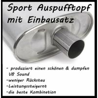 Sport Auspufftopf 1500 3,7L 4,7L Bj:06-08 (mit einem Ausgang) Bayern - Altomünster Vorschau