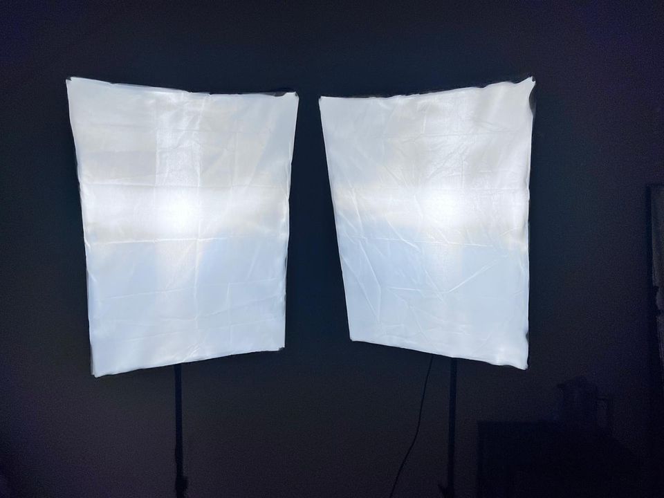 Softbox Set Fotostudio, FGen 2x50x70cm Softbox LED Beleuchtung in München