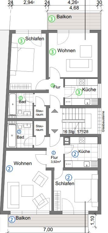 Idyllisches 8-Parteienhaus im malerischen Dichterviertel von Frankfurt in Frankfurt am Main