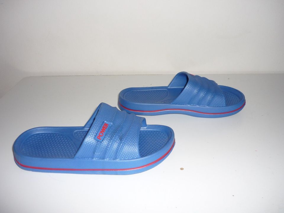 NEU POWER JUNGEN SOMMER BADELATSCHEN SCHLUPF SANDALEN BLAU 31 in Kamp-Lintfort