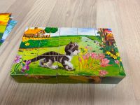 Puzzle Holzwürfel Kinder Tiere 15 Würfel Katze Hund Kuh Sachsen - Hartha Vorschau