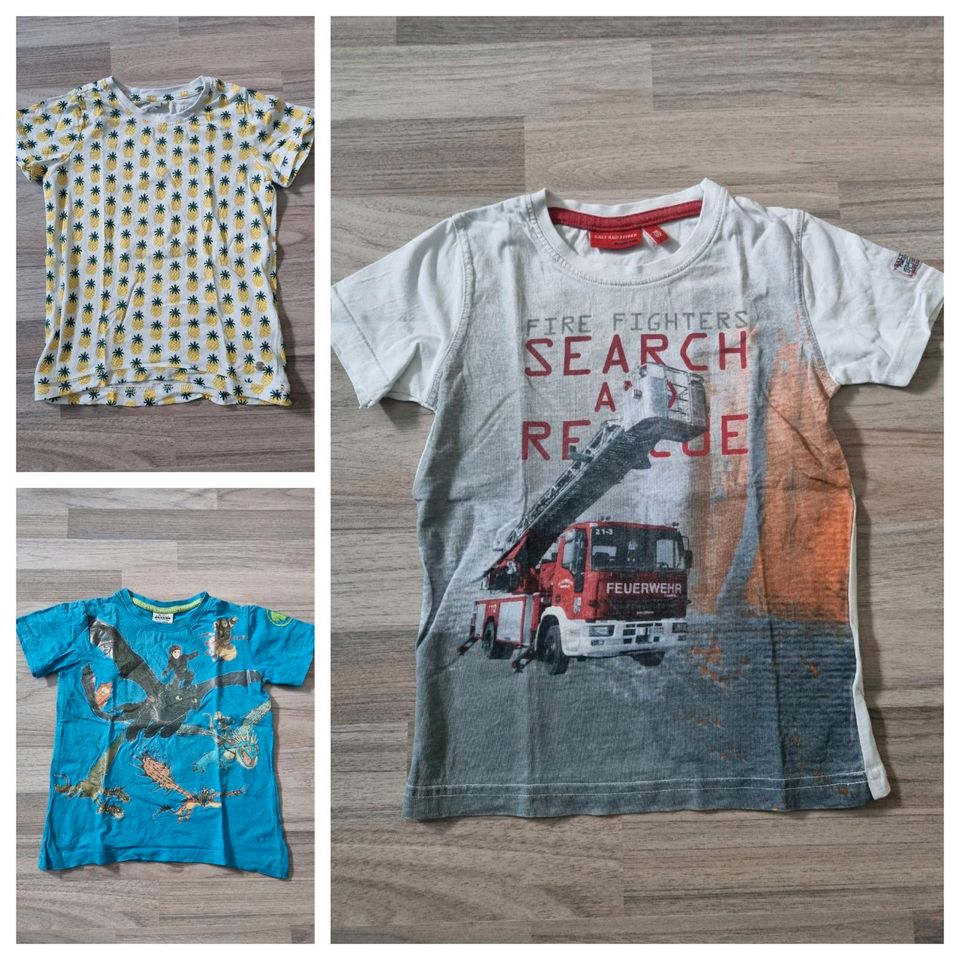 Jungen T-Shirt Set, Gr 116/122, Salt & Pepper, Dragons, Ohnezahn in Bietigheim