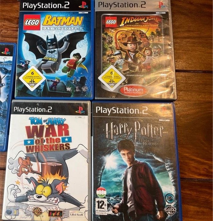 PlayStation 2 PS2 Age of Empires, Tom & Jerry, Batman, Indiana in Katzenelnbogen