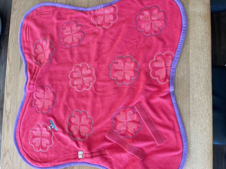 Wrapper in pink Fleece Wickeldecke Baby von Lodger in Aschersleben