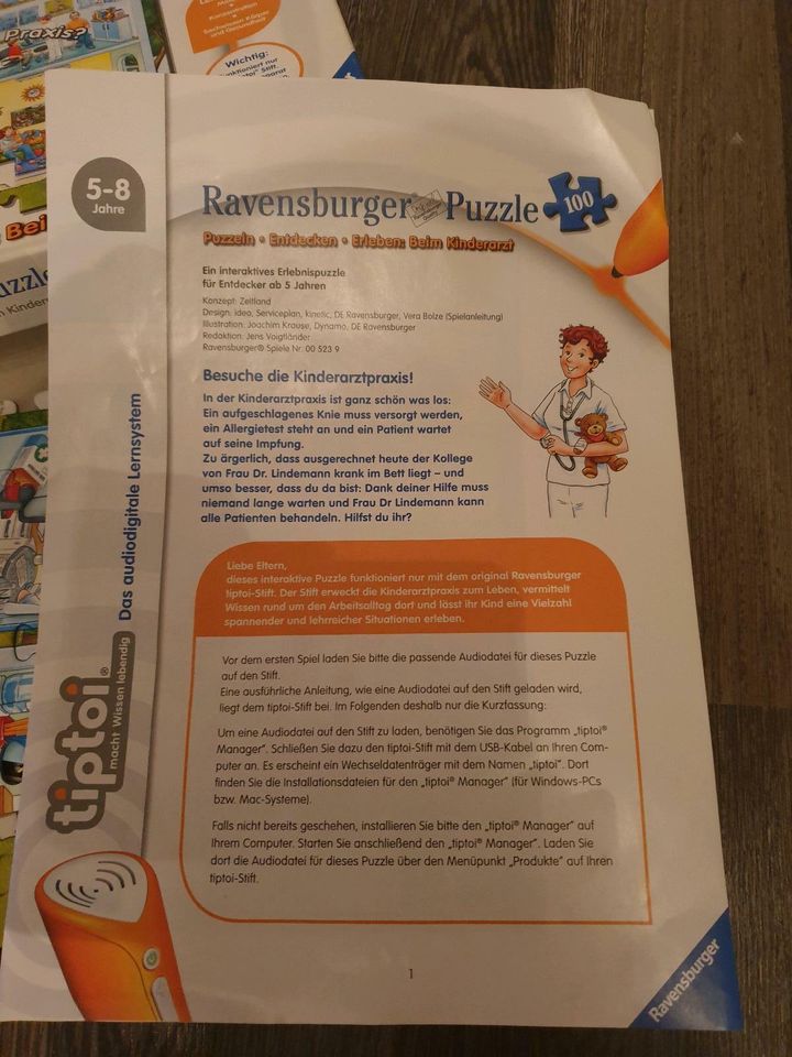 Ravensburger TipToi Puzzle - Beim Kinderarzt in Albstadt