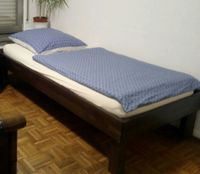 Single Bett Holz stabil mit Lattenrost 90 X 200 Duisburg - Duisburg-Mitte Vorschau