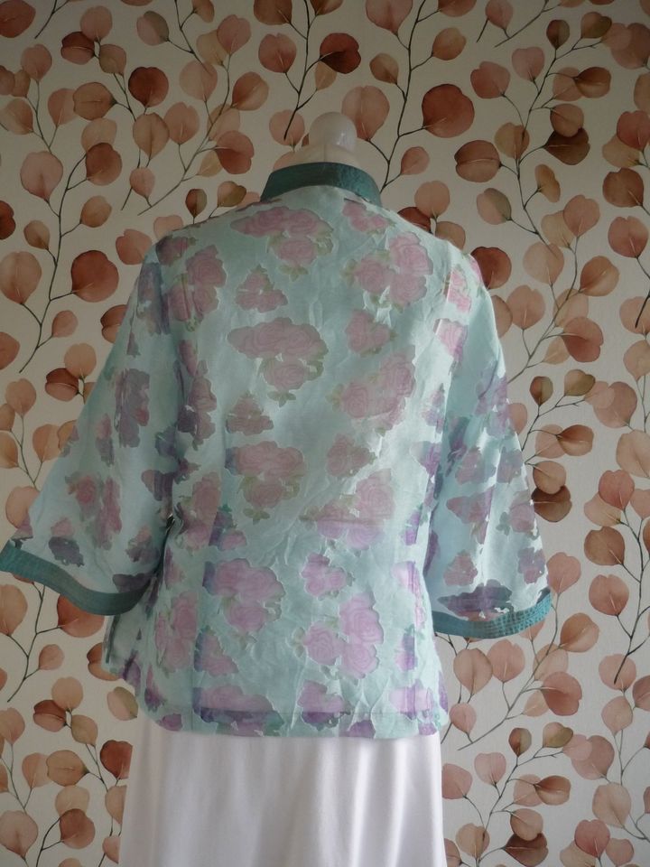 Wickelbluse/Asia Style 40/42 mint rosa in Mainz