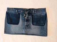 Jeansrock Mini aus Tommy Hilfiger Jeans Unikat handmade GR 36 S Baden-Württemberg - Leonberg Vorschau