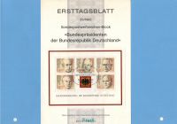 Briefmarken Ersttagblatt Deutsche Bundespräsidenten 10.11.1982 Bayern - Münsing Vorschau