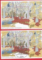 BRD 2 Briefmarkenblöcke Nr. 52 Ausgabe 2000 Bayern - Wiggensbach Vorschau