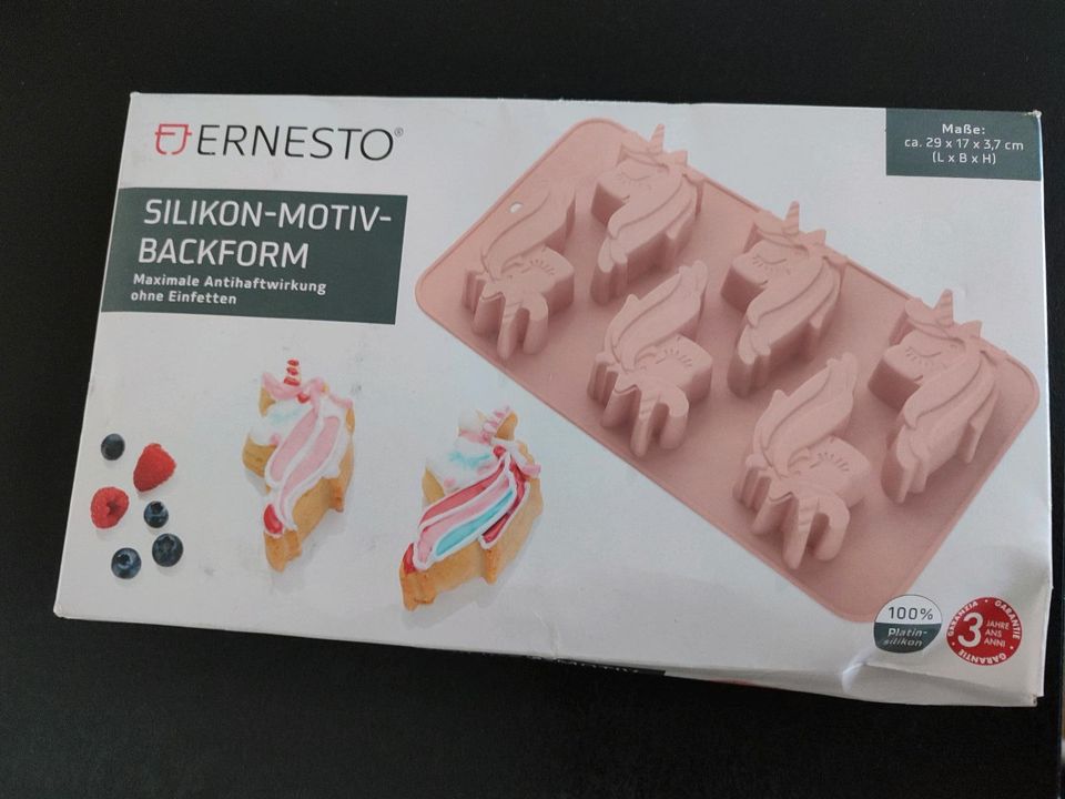 NEU! Silikon Backformen 6 stück Einhorn in Baiersbronn