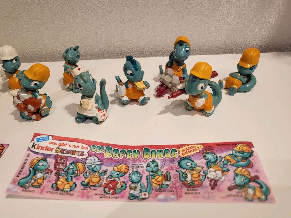 Ü Eier Die Dapsy Dinos Komplettsatz + Dino Puzzle in Besigheim