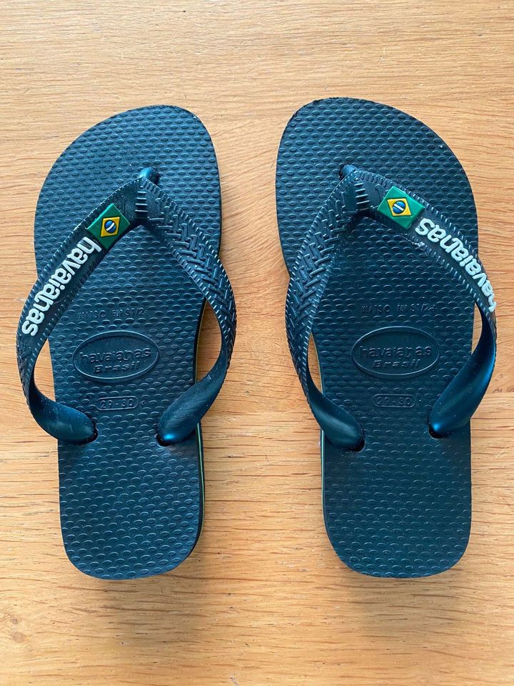 Flip Flops - havaianas - Brasil - schwarz - Gr. 29/30 in Edewecht