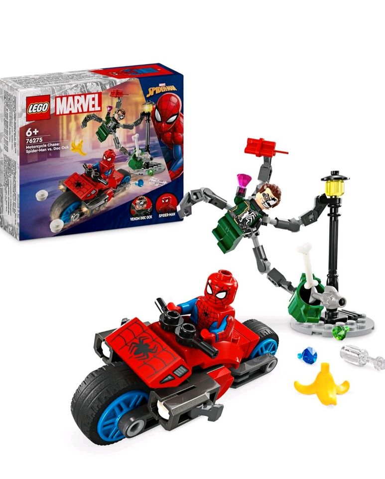 LEGO Marvel Motorcycle Chase: Spiderman vs. Doc Ock 76275 in Möllenhagen