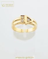 einzigartiger Diamantring ca. 0,125 ct. aus 18 Kt. 750er Gold | Damen - Vio Gold  G1548 Bayern - Regensburg Vorschau