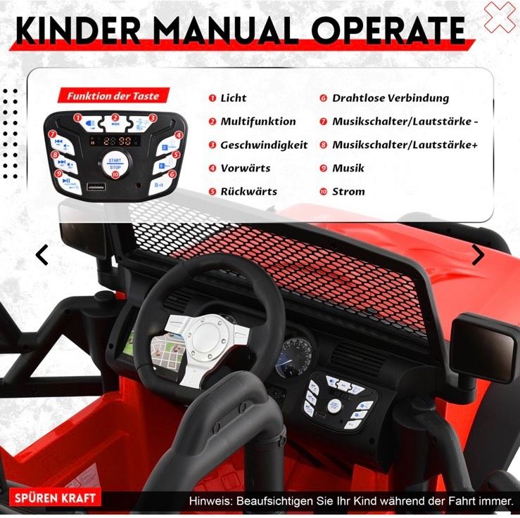 Kinderauto Neu Elektroauto Kinderfahrzeug  Akkuauto SUV Off Road in Hamburg