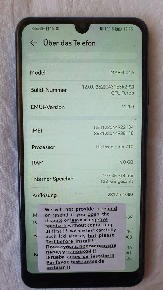 HUAWEI P 30 lite 48 Mp 4 Gb 128 Gb in Schwerin