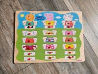 Peppa Puzzel Motorik Lernspielzeug baby Steckpuzzel Sachsen - Scharfenstein Vorschau