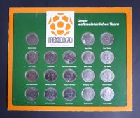 Set Shell Gedenkmünzen Fußball WM 1970 Mexiko Mexico Spieler Kiel - Kronshagen Vorschau