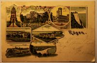 Alate Ansichtskarte Rügen von 1902 Rügen - Ostseebad Binz Vorschau