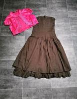 4 tlg festliches Kleid braun Vero Moda Bolero Jacke pink XS 34 S Bayern - Lichtenfels Vorschau