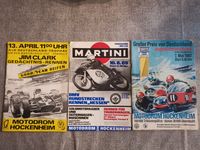 3 Stk Progammhefte Motorrad 1967+1969, Jim Clark 1969, Hockenheim Hessen - Freigericht Vorschau