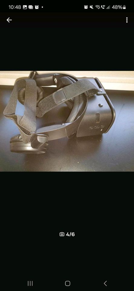 VR Brille Head Set für Smartphone  mit Kopfhörern neuwertig in Satteldorf