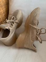 Steve Madden Sneaker 36 beige Glitzer Hessen - Bürstadt Vorschau