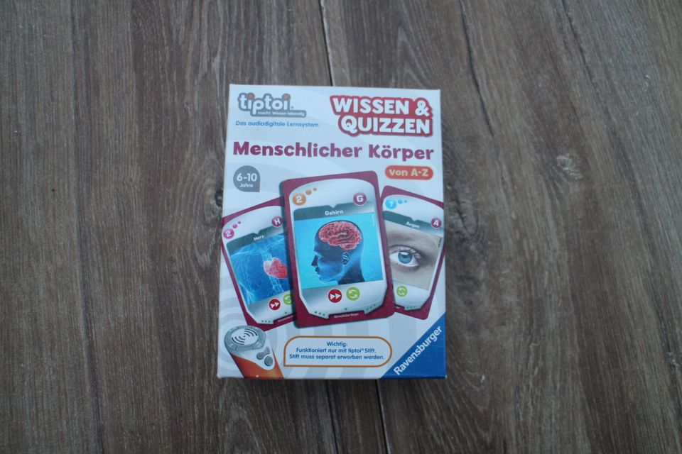 tiptoi Spiel Wissen & Quizzen " Menschlicher Körper von A-Z" von in Teltow