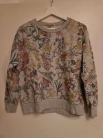Pullover / Sweatshirt grau, floral Stuttgart - Stuttgart-West Vorschau