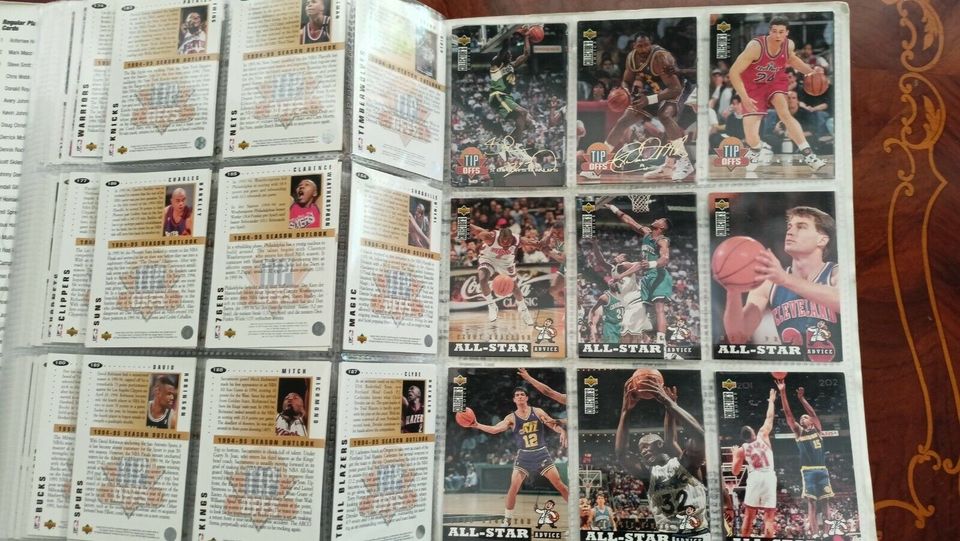UPPER DECK Collector's Album Trading Cards NBA Basketball '94-95 in Lübeck