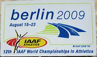 PIN Leichtathletik WM 2009 Berlin OVP IAAF Weltmeisterschaft Berlin - Mitte Vorschau
