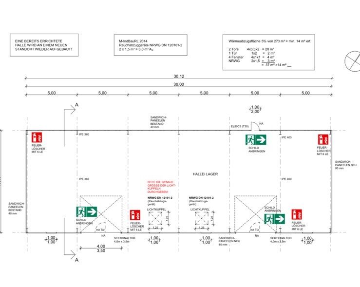 Halle zu Vermieten. Produktion/Lager 300qm beheizt in Rietberg