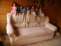 3-Sitzer Couch Sofa Microfaser in beige Hessen - Niederaula Vorschau