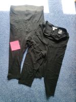 Umstandsmode - schwarze Leggings 3/4 M - 2 Stück Brandenburg - Spremberg Vorschau