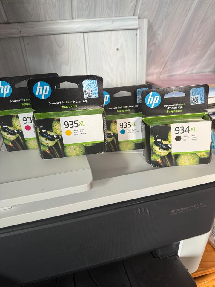 Druckerpatronen original HP 934xl +935xl Set komplett unbenutzt in Saulheim